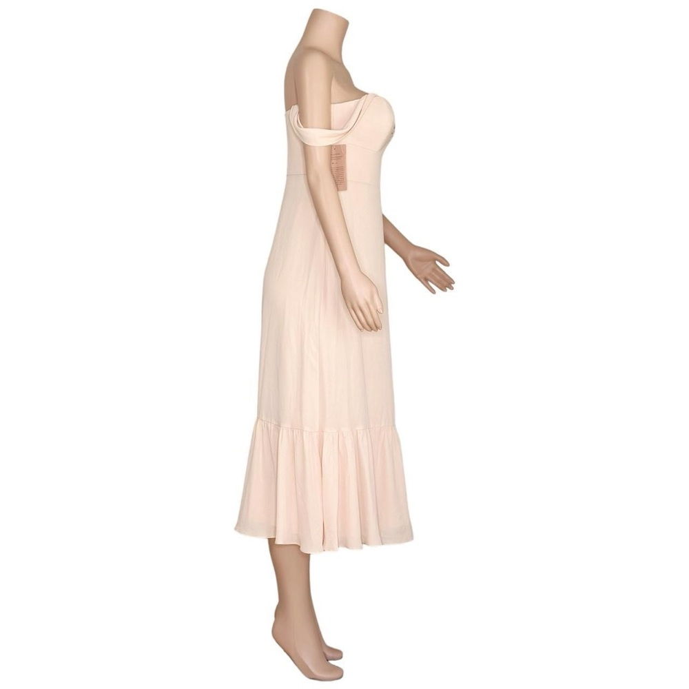 BHLDN Munroe Off-Shoulder Georgette Dress, Blush, 10 (US) - Picture 7 of 10